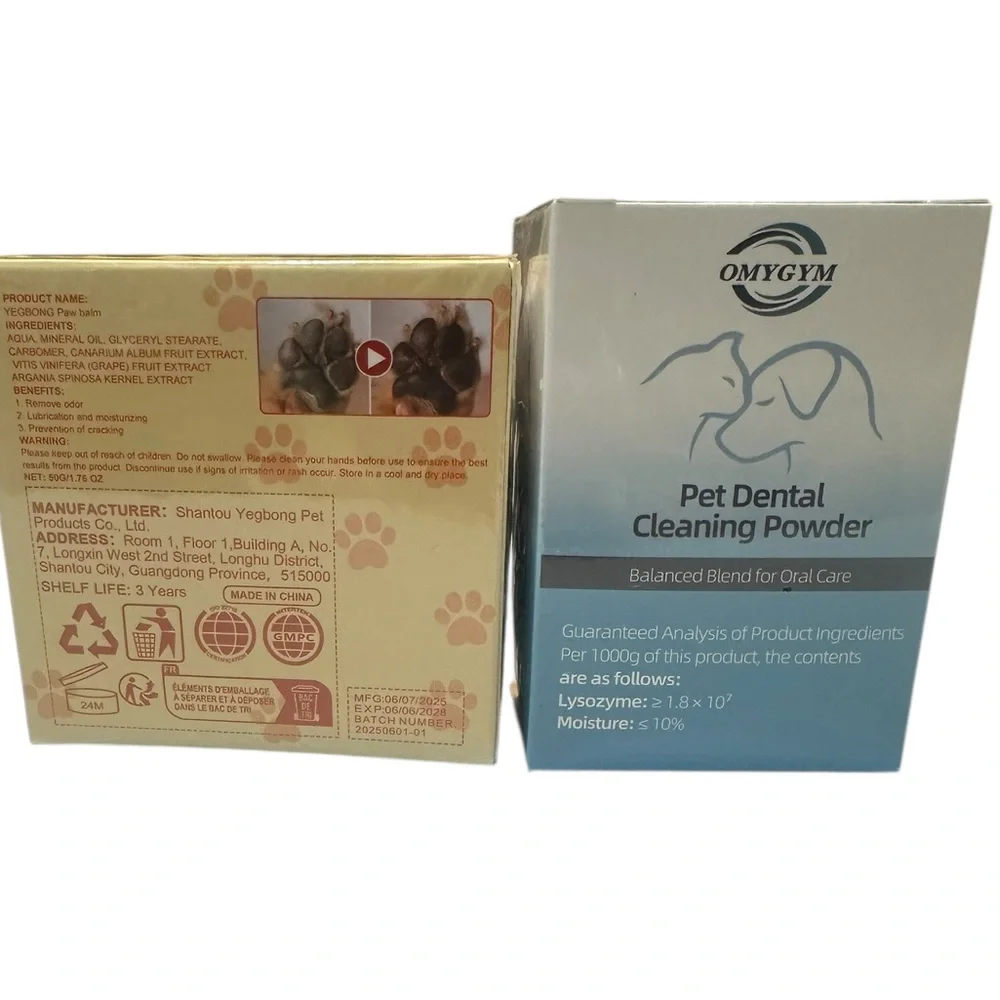 Pet Dental Cleaning Powder & Paw Balm